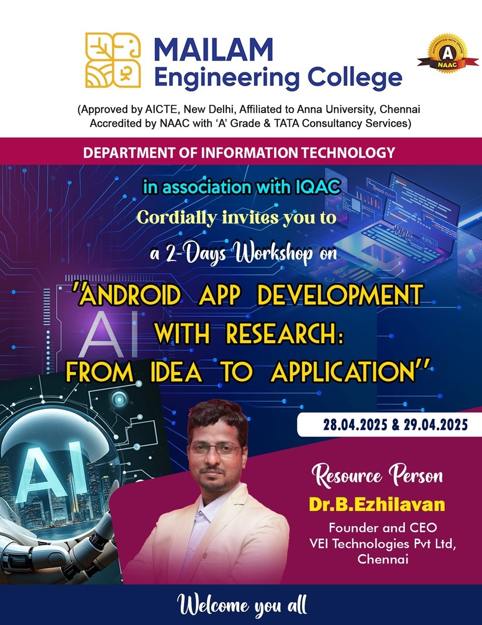 Brouchure for III IT workshop on 28.4.2025