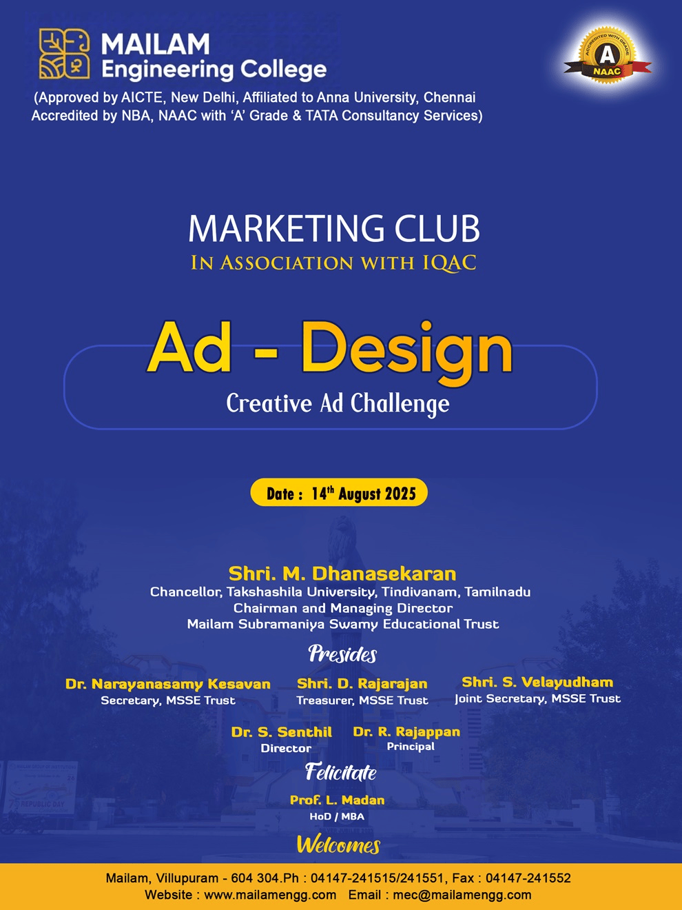 AD DESIGN INVITATION