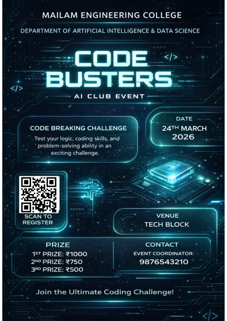 CODE BUSTERS – Code Breaking Challenge - MEC